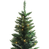 Olsen & Smith Pre-Lit 6ft Premium Victorian Pine Multi-Function Artificial Christmas Tree with Warm White LED Lights, Next Day Delivery Available