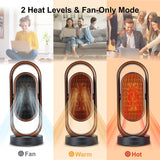 Olsen & Smith Tower Fan Heater Stylish Modern 1800W 1.8kW Compact Efficient Oscillating Ceramic with Timer Remote Control Low Energy for Home, Office and Bedroom - Packed Direct UK